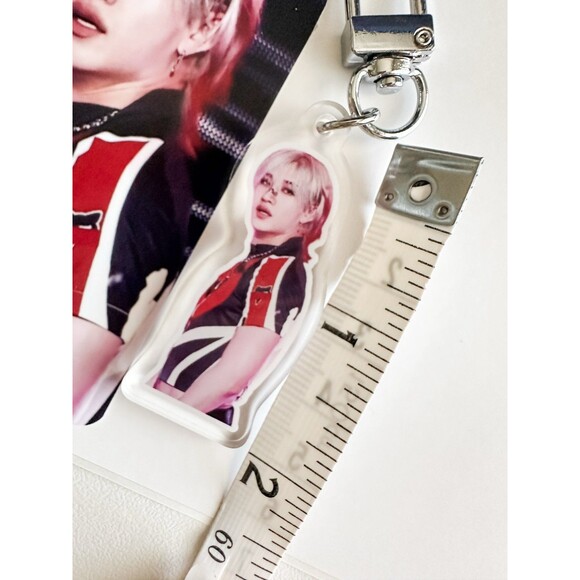 Bang Chan Stray Kids Keychain Karma Bias Idol Kpop Skz - Picture 2 of 3